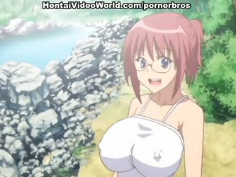 Huge Hentai Boobs Covered With Sperm