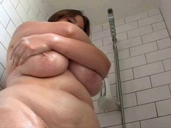 Fat Busty Hairy Wife In The Shower