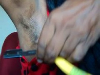 Indian Girl Armpits Shaving . - Amateur Sex Video