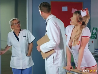 Sexy Nurse Marica Chanelle Adores Fuck And A Blowjob In The Hospital