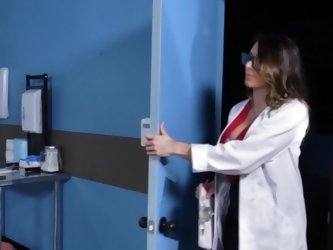 Horny Doctor Juelz Ventura Helps Her Patient Cum