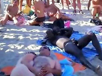 Amateur Swingers Recored By A Voyeur On The Beach Of Cap D'agde Having Sex. More Amateur Sex Videos