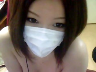 Gorgeous Asian Teen Makes Some Hot Webcam Porn As She Wears Nothing But A Face Mask And Reveals Her Delicate Tiny Body, Her Succulent Ass And Her Swee