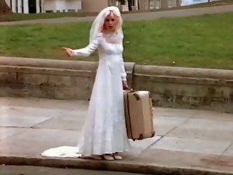 Slutty White Chick Got Her Wet And Fresh Pussy Fucked Hard On Her Wedding Day By Her Future Husband's Best Friend At The Church.