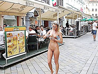 Super Hot Exhibitionist Babes Exposing Their Nude Bodies In Public