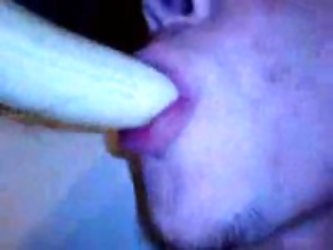 Boy From Eastern Europe(me) ,playing Naked With His Cock And One Banana.