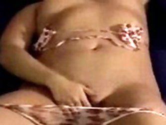 Chubby Big Tit Lady Gets So Horny That Hardly Lowers The Bra And Panties And Deeply Slides Long Fingers Inside Burning Hairy Peach!