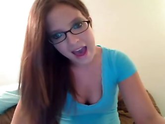 Sexy Redhead Amateur Is A Bit Of A Nerd With Her Glasses And Innocent Look. But Once The Clothes Come Off, The Sex Goddess Comes Out And Starts To Pla