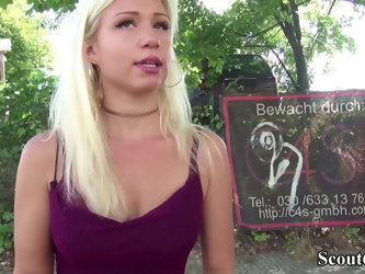 German Scout - Seduce Hot Teen Gabi Gold To Fuck At Casting
